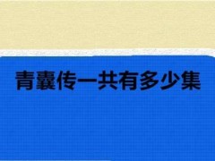 青囊传有多少集？为什么青囊传最后一集看不了