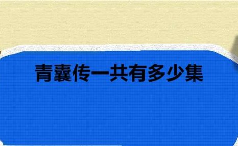 青囊传一共有多少集