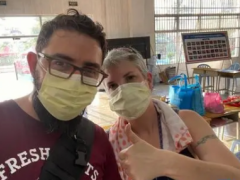 德国小伙在中国打完疫苗送饮料致谢！留言：感激中国新冠疫苗